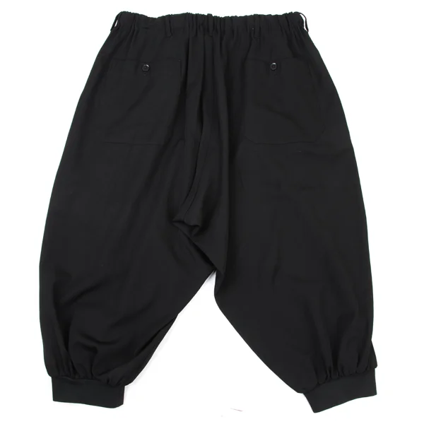 Yohji Yamamoto POUR HOMME Wool Gabardine Hem Rib Pants K-176057_009