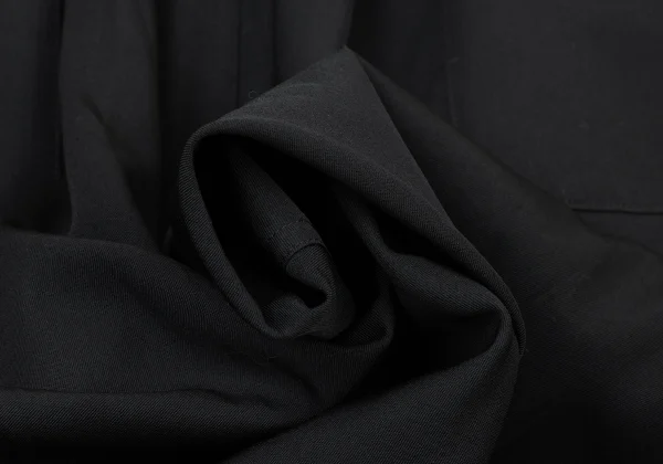 Yohji Yamamoto POUR HOMME Wool Gabardine Hem Rib Pants K-176057_011