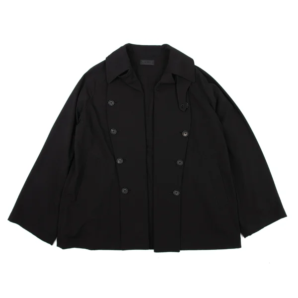 S'YTE Poly Blend 2WAY Front Jacket Black 3 K-176061_001