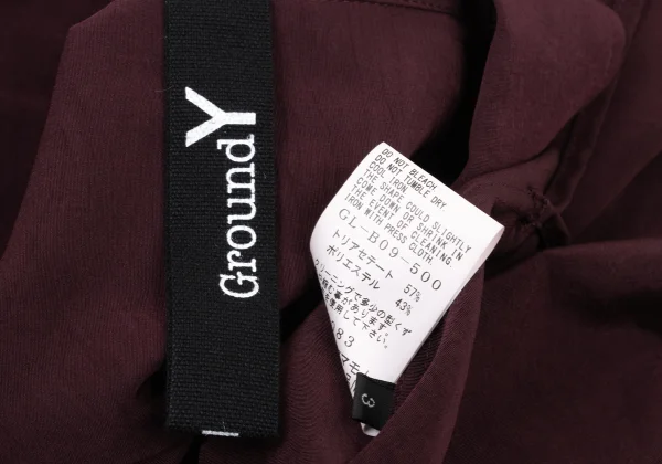 Ground Y Chinese Button Shirt K-176062_014