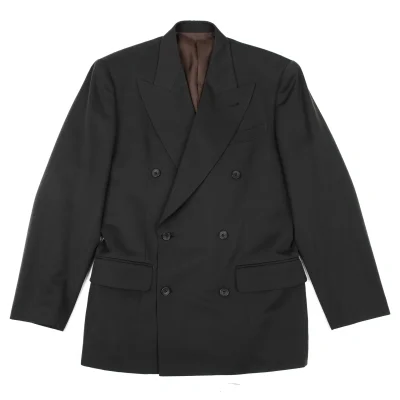Jean Paul GAULTIER HOMME Wool Peaked Lapels Double Jacket