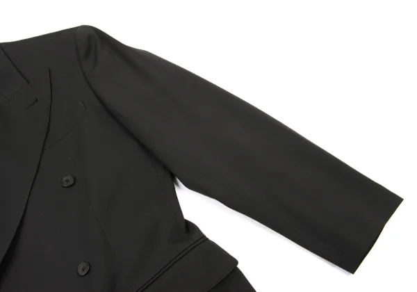 Jean Paul GAULTIER HOMME Wool Peaked Lapels Double Jacket K-176065_005
