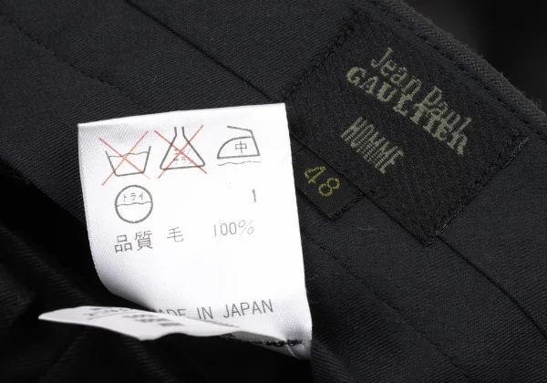Jean Paul GAULTIER HOMME Wool Tuck Pants K-176066_013