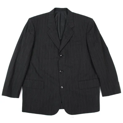 COMME des GARCONS HOMME Striped Woven Jacket