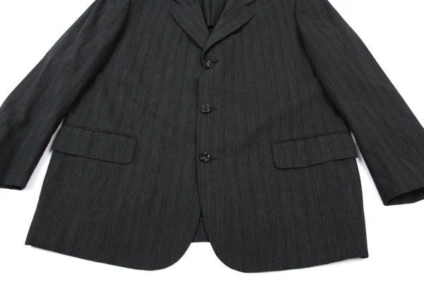 COMME des GARCONS HOMME Striped Woven Jacket K-176071_009