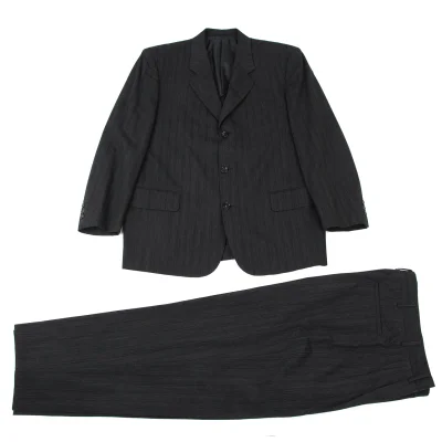 COMME des GARCONS HOMME Striped Woven Jacket & Pants