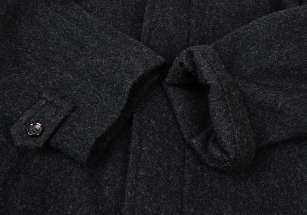 COMME des GARCONS HOMME Lightweight Melton Wool Coat K-176074_008