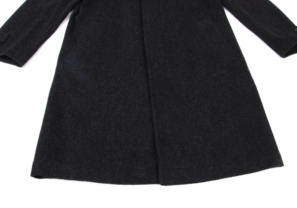 COMME des GARCONS HOMME Lightweight Melton Wool Coat K-176074_009