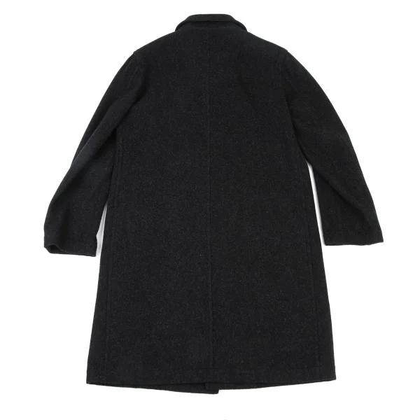 COMME des GARCONS HOMME Lightweight Melton Wool Coat K-176074_012