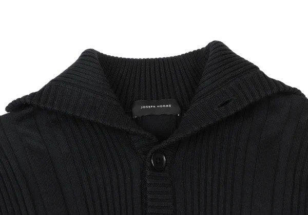 JOSEPH HOMME Cotton Rib Henry-neck Knit Top K-176076_003
