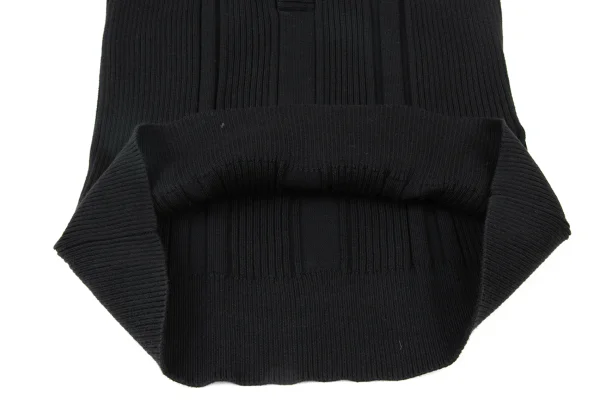 JOSEPH HOMME Cotton Rib Henry-neck Knit Top K-176076_010