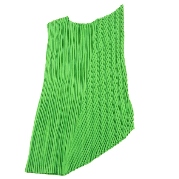 ISSEY MIYAKE UNFURLING PLEATS Bias Switching Sleeveless Pleated Top K-176081_002