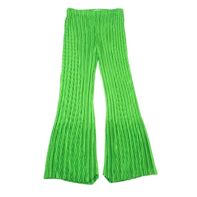 ISSEY MIYAKE UNFURLING PLEATS Bias Switching Flare Pleated Pants