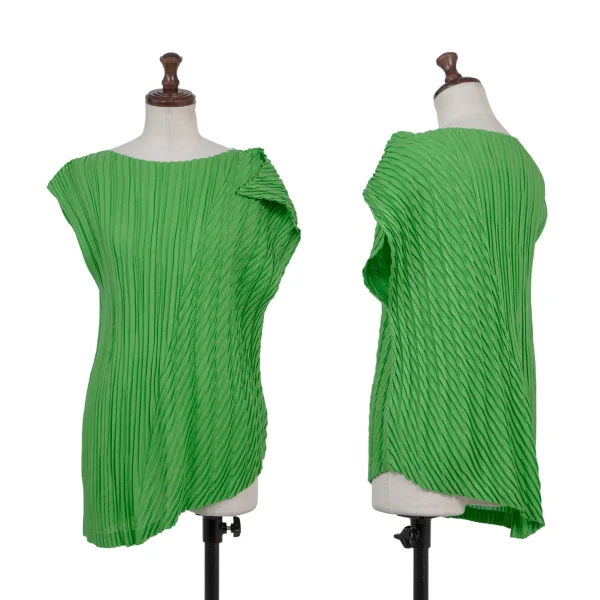 ISSEY MIYAKE UNFURLING PLEATS Bias Switching Top & Pants K-176083_002