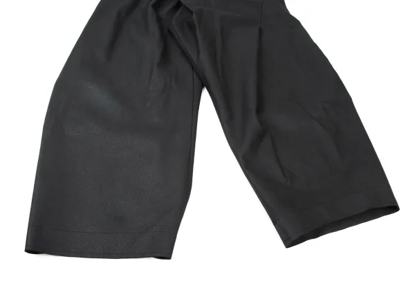 ISSEY MIYAKE PRONOUNCED BODY Synthetic Leather Wrap Design Pants K-176084_009