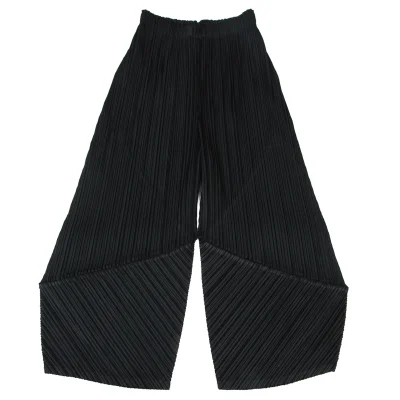 PLEATS PLEASE THICKER BOTTOMS Switching Wide Pants