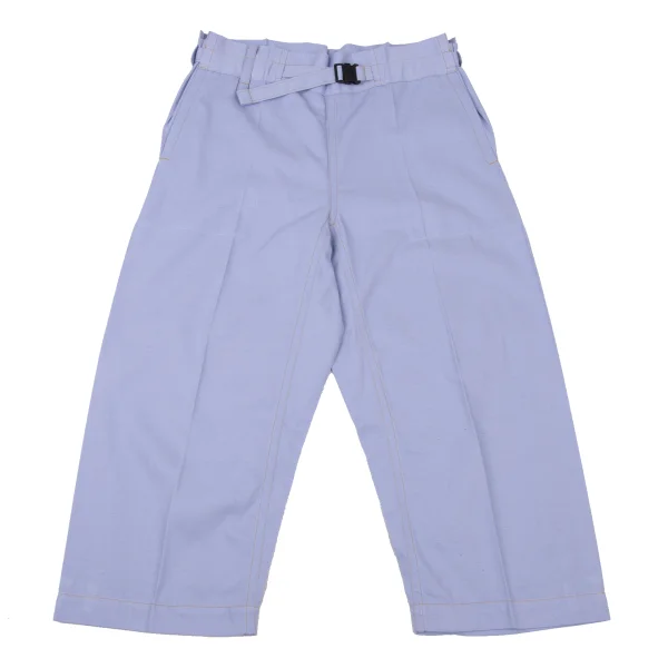 ISSEY MIYAKE me Belted Poly Wide Pants Purple Free K-176090_001