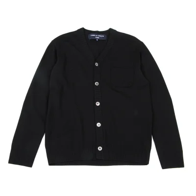 COMME des GARCONS HOMME Dyed Wool Knit Cardigan