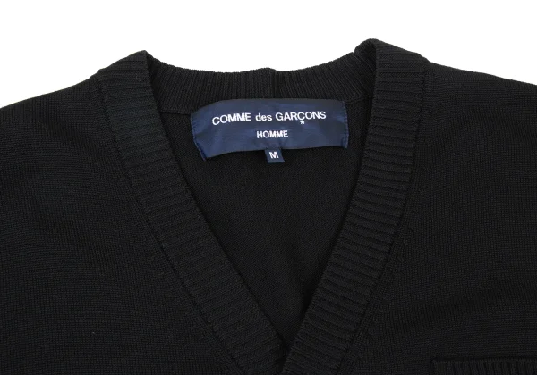 COMME des GARCONS HOMME Dyed Wool Knit Cardigan K-176091_005