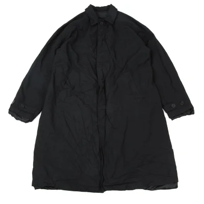COMME des GARCONS HOMME Dyed Poly Bal-collar Coat