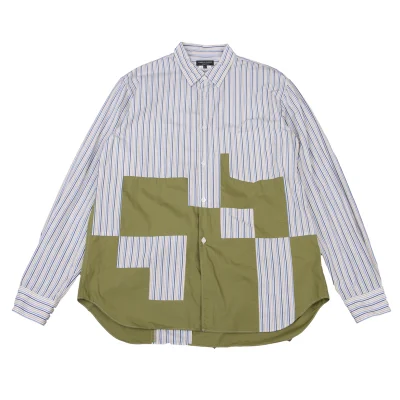 COMME des GARCONS HOMME PLUS Switching Stripe Shirt