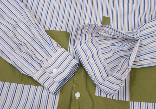 COMME des GARCONS HOMME PLUS Switching Stripe Shirt K-176095_007