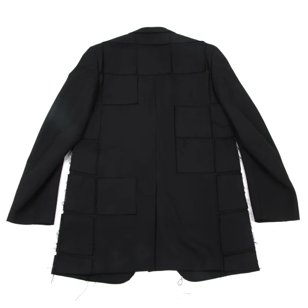 COMME des GARCONS HOMME PLUS Square Patch Wool Jacket K-176096_014