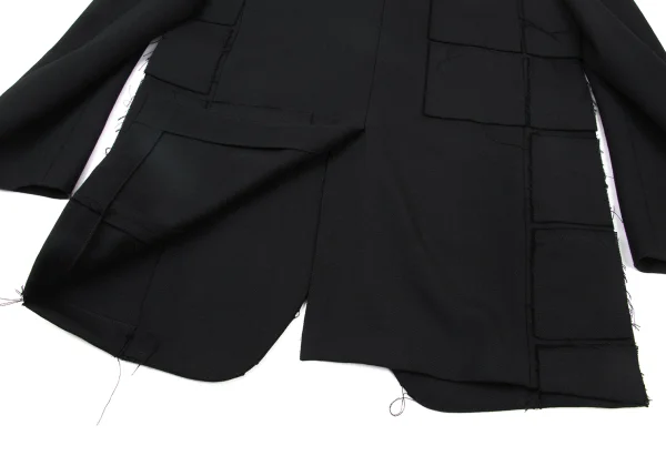 COMME des GARCONS HOMME PLUS Square Patch Wool Jacket K-176096_016