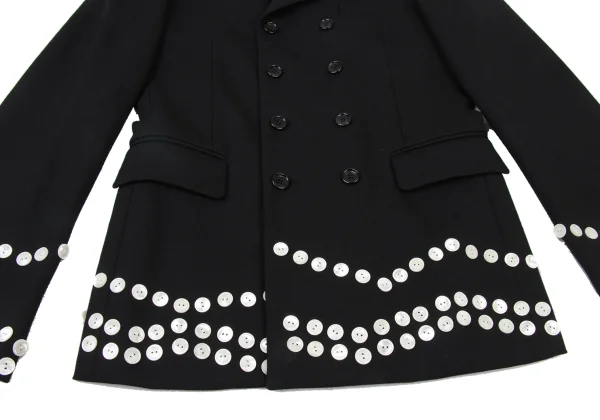 COMME des GARCONS HOMME PLUS Button Design Wool Jacket K-176098_009