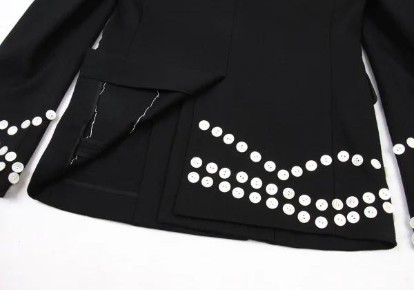 COMME des GARCONS HOMME PLUS Button Design Wool Jacket K-176098_017