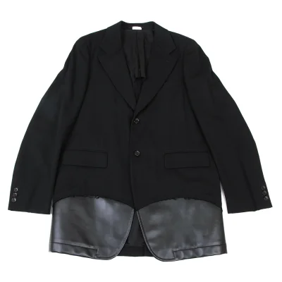 COMME des GARCONS HOMME PLUS Hem Switching Wool Jacket