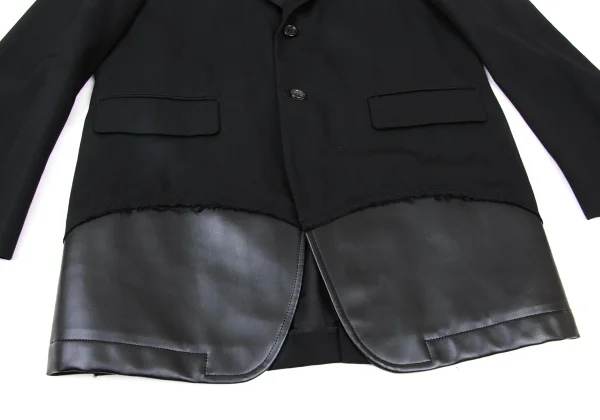 COMME des GARCONS HOMME PLUS Hem Switching Wool Jacket K-176099_009