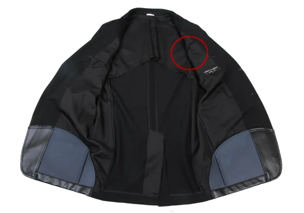 COMME des GARCONS HOMME PLUS Hem Switching Wool Jacket K-176099_013