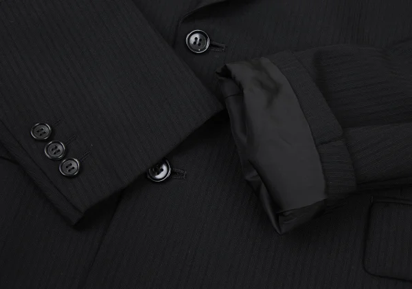 COMME des GARCONS HOMME PLUS Sailor Collar Stripe Jacket K-176100_010