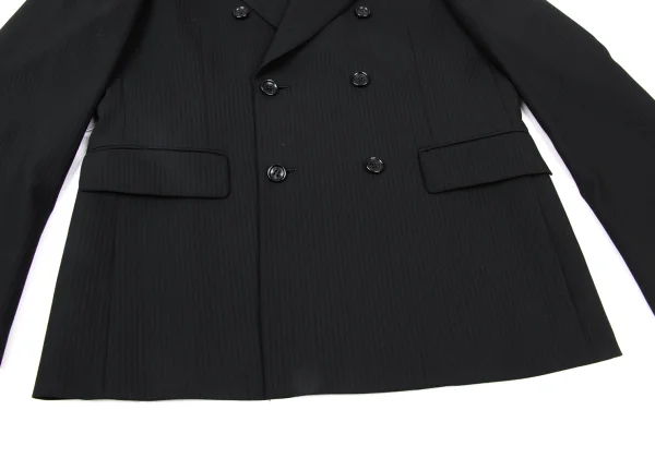 COMME des GARCONS HOMME PLUS Sailor Collar Stripe Jacket K-176100_011
