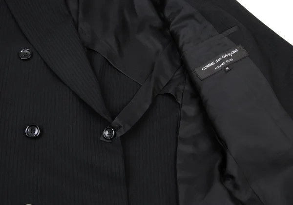 COMME des GARCONS HOMME PLUS Sailor Collar Stripe Jacket K-176100_013