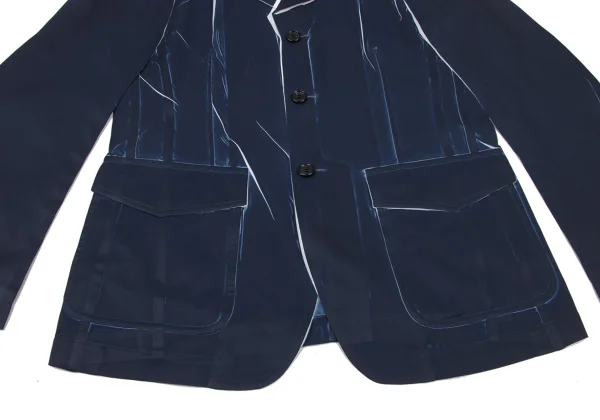 COMME des GARCONS SHIRT Poly Twill Transfer Print Jacket K-176104_009