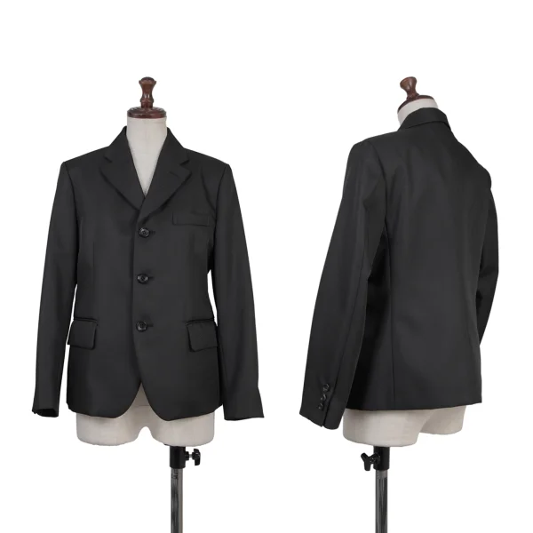 COMME des GARCONS Polyester Jacket Black XS K-176105_001