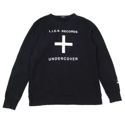 UNDERCOVER L.I.E.S RECORDS Print Sweatshirt