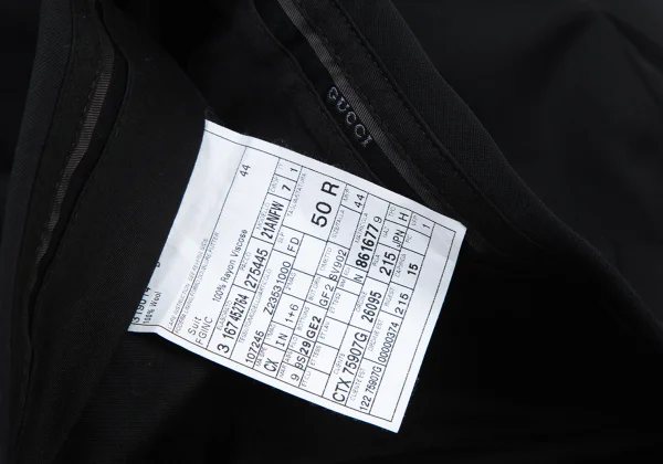 GUCCI Wool Button Fly Pants K-176110_012