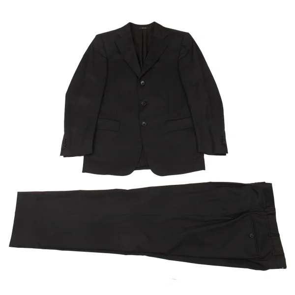 Ermenegildo Zegna Wool Jacket & Pants Black 48 K-176114_001