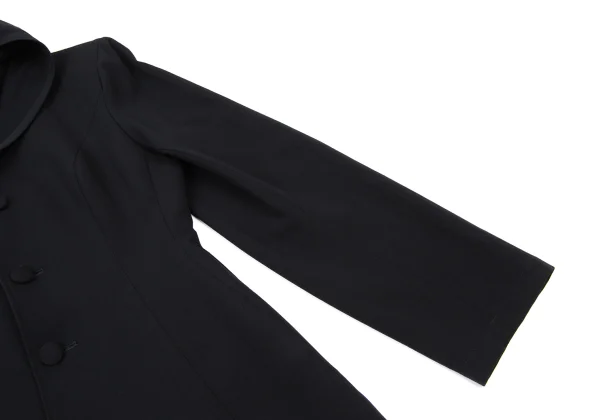 Yohji Yamamoto FEMME Wool Hooded Long Jacket K-176116_006