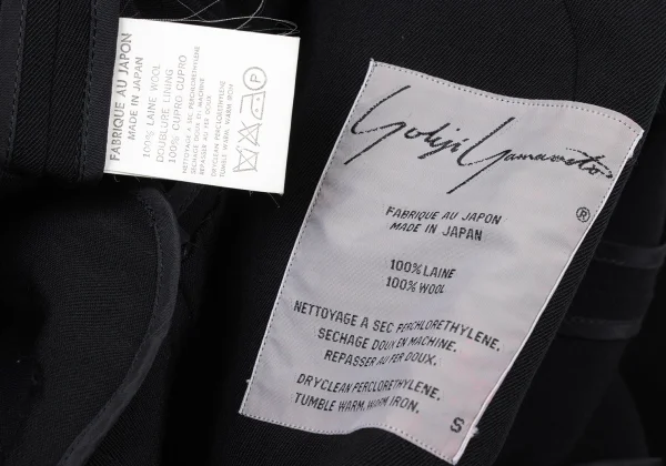 Yohji Yamamoto FEMME Wool Hooded Long Jacket K-176116_013