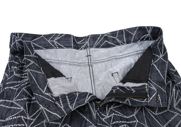 ISSEY MIYAKE MEN Cotton Poly Geometric Stitch Pants K-176118_004