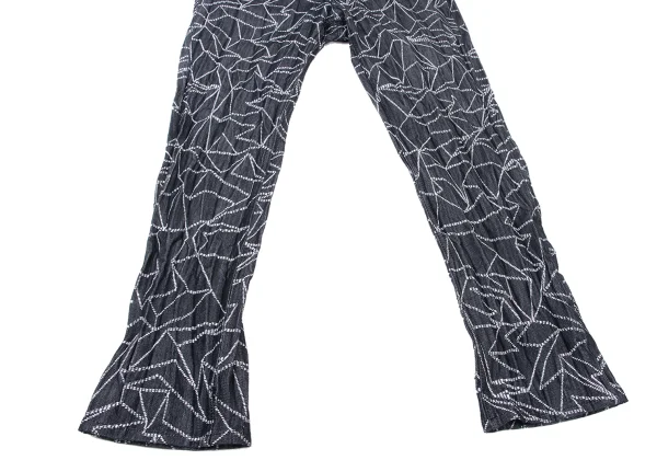 ISSEY MIYAKE MEN Cotton Poly Geometric Stitch Pants K-176118_006