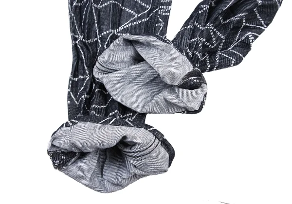 ISSEY MIYAKE MEN Cotton Poly Geometric Stitch Pants K-176118_007