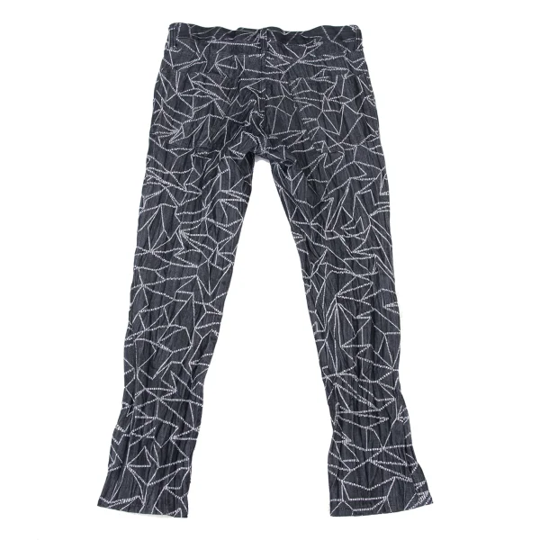 ISSEY MIYAKE MEN Cotton Poly Geometric Stitch Pants K-176118_008