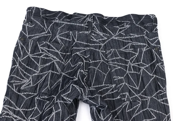 ISSEY MIYAKE MEN Cotton Poly Geometric Stitch Pants K-176118_009