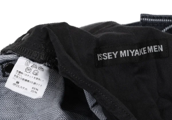 ISSEY MIYAKE MEN Cotton Poly Geometric Stitch Pants K-176118_012
