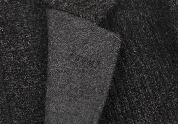 Yohji Yamamoto COSTUME D' HOMME Wool Blend Low-Gauge Knit Jacket K-176119_004